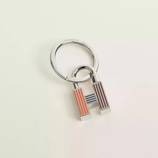 H, candenas, quizz, rainbow, key ring